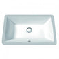 Lavabo sous plan rectangulaire