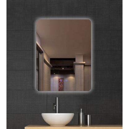 Miroir LED Rectangle avec coins arrondis